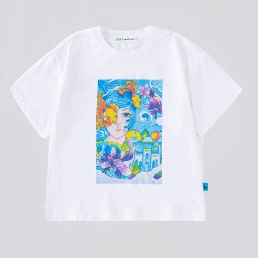 男生女生联合国画展获奖设计师联名款白T画作定制 商品图6