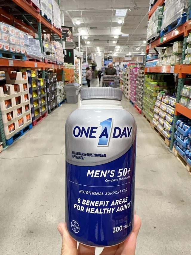 美国直邮 Bayer/拜耳 One A Day 50+ 中老年男性复合维生素 300粒美国代购，无中文标签，介意慎拍