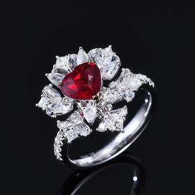 1.52ct 6.85g 红宝石戒指吊坠