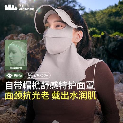 【蕉下精选】蕉下四季立体护颈帽檐面罩SS44524防紫外线立体保湿防风骑行口罩 商品图5