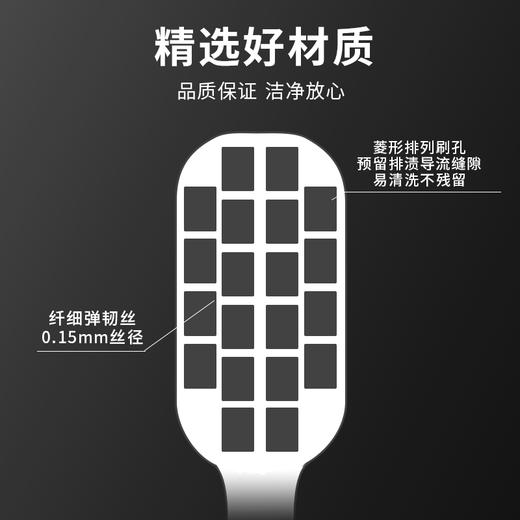 卡玫尔国风方孔万毛牙刷 绵柔触感深层清洁软毛牙刷 呵护牙龈套盒六支装 商品图5
