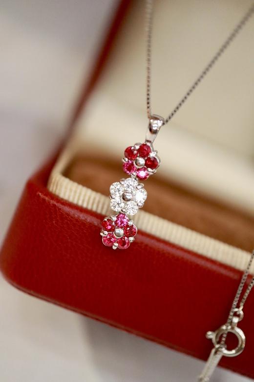 0.3ct 红宝石吊坠 商品图4