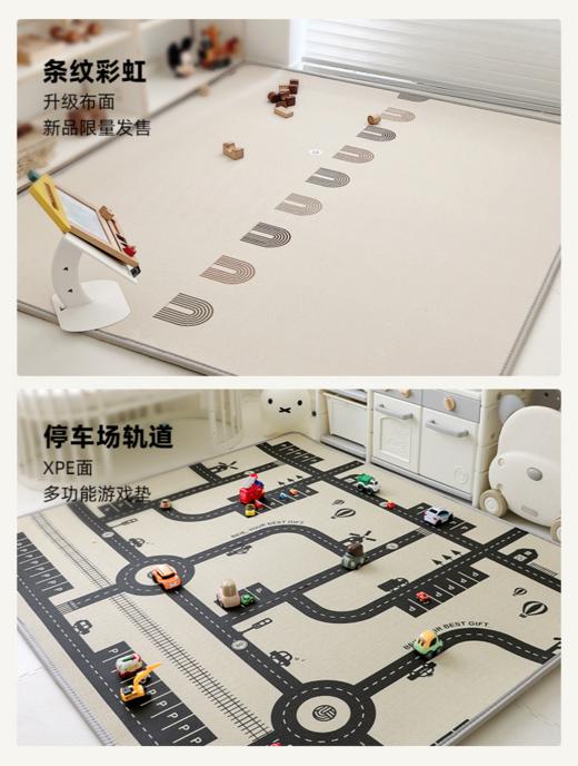 【部分规格5.7折起！卷筒爬爬垫婴儿加厚家用双面xpe&布面+xpe&IXPE材质【全新正品，图案清仓，不退换，没有运费险，介意勿拍】【如有收到退款就是发不了了，介意勿拍】 商品图4