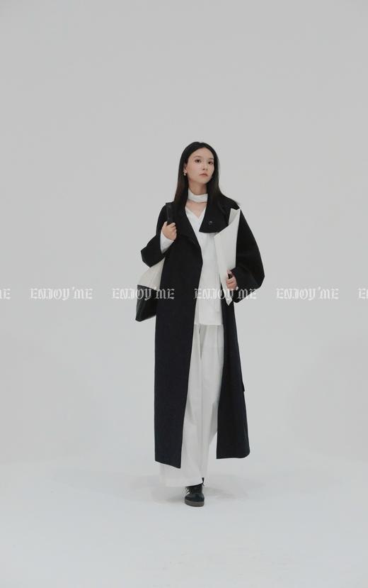 【门店同款】ENJOY秋季less is more经典廓形立领风衣 158946912 商品图3