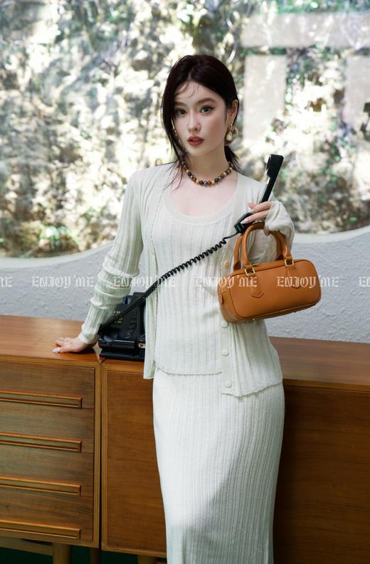 【门店同款】ENJOY秋季时光回廊坑条无袖针织 159045526 商品图5