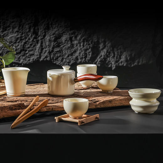 【菲米生活】沐兮羊脂玉瓷茶具套装FM-CJ2119 商品图0