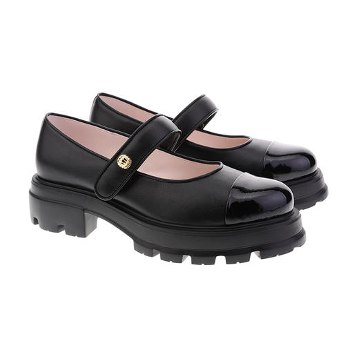 sheme新中式 手工盘扣点缀 厚底舒适玛丽珍单鞋可定制 商品图11