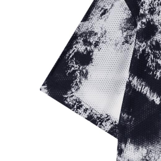 T1490夏季新款时尚针织扎染印花男士短袖百搭小众复古上衣宽松街头T恤 商品图4