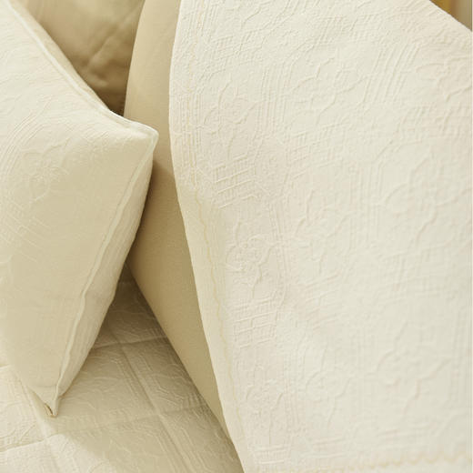 窗花系列沙发盖巾靠背巾扶手巾四季通用高级感轻奢奶油风 商品图2