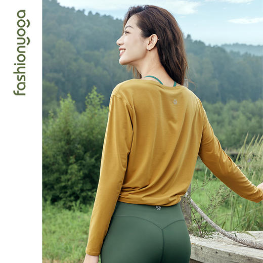 凡圣瑜伽不对称可系带休闲外搭 F13375（不含胸垫） 商品图4