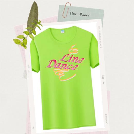 【团购】定制款”LINE DANCE“亲子T恤（10件起团购） 商品图2