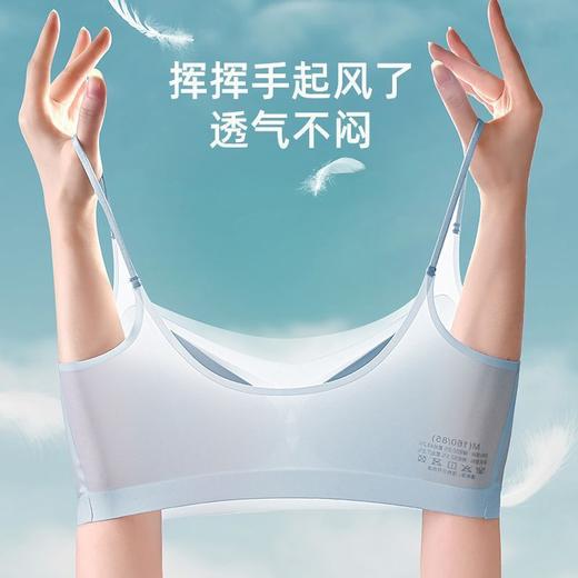 【瑜伽生活家】「买1送1！39.9到手两件」薄美背内衣女小胸聚拢无痕性感文胸大胸显小抹胸运动打底胸罩女 商品图2