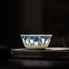 富玉窑  景德镇全手工玲珑瓷手绘青花葡萄纹鸡缸杯 商品缩略图5