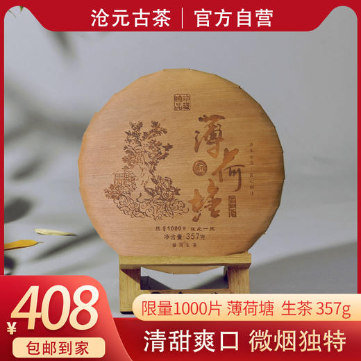 笋壳包装 薄荷塘 普洱茶生茶 商品图0