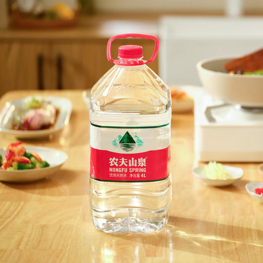农夫山泉饮用天然水4L*4桶整箱弱碱性水大桶饮用水非矿泉水 商品图3