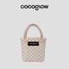 cocoglow·Hepburn罗马假日系列女士手提包手工工艺编织包菜篮子小号 商品缩略图0