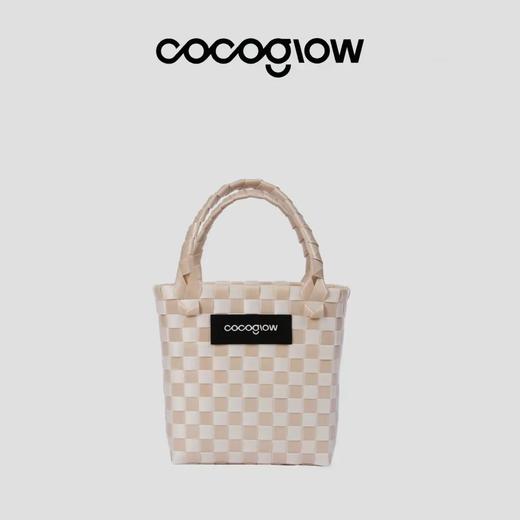 cocoglow·Hepburn罗马假日系列女士手提包手工工艺编织包菜篮子小号 商品图0
