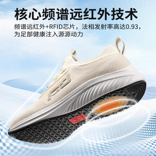 【踏青伴侣】骏丰济福骏丰频谱鞋免系鞋带休闲透气鞋运动防滑缓震老人鞋 商品图5