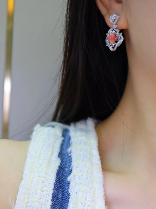 1.52ct+1.69ct 海螺珠耳环 商品图6