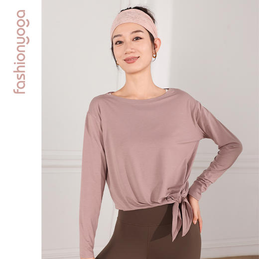 凡圣瑜伽不对称可系带休闲外搭 F13375（不含胸垫） 商品图13