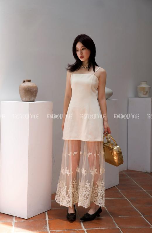 【门店同款】ENJOY秋季时光回廊立体刺绣拼接网纱裙 158946576 商品图7