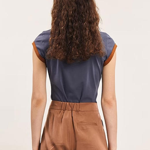 裁缝学苑AQ333 简约时尚撞色修身短袖T恤纸样女装做衣服打版裁剪 商品图4