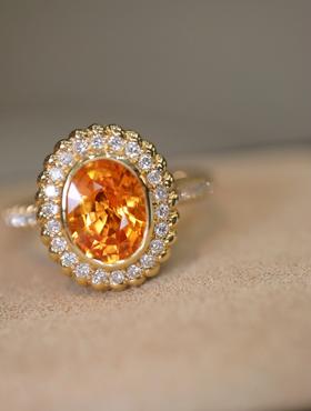 1.62ct 4.2g 芬达石戒指