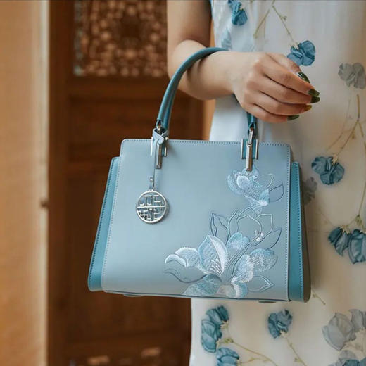 刺绣大气中年中国风妈妈包婆婆旗袍包 P120335-1 商品图0