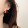 yszz-08002【云赏珠宝】法式复古彩色珐琅多巴胺简约耳环s925银针耳饰 商品缩略图2