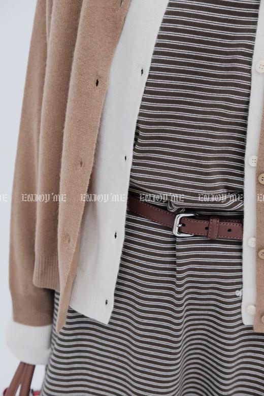 【门店同款】ENJOY秋季less is more条纹背心裙 159144153 商品图3