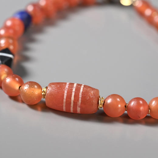 镶蚀红玉髓+西亚高古红玛瑙“满堂红”手串 商品图2