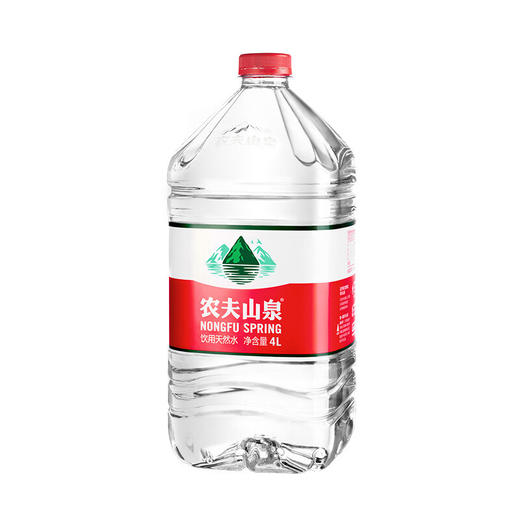 农夫山泉饮用天然水4L*4桶整箱弱碱性水大桶饮用水非矿泉水 商品图4