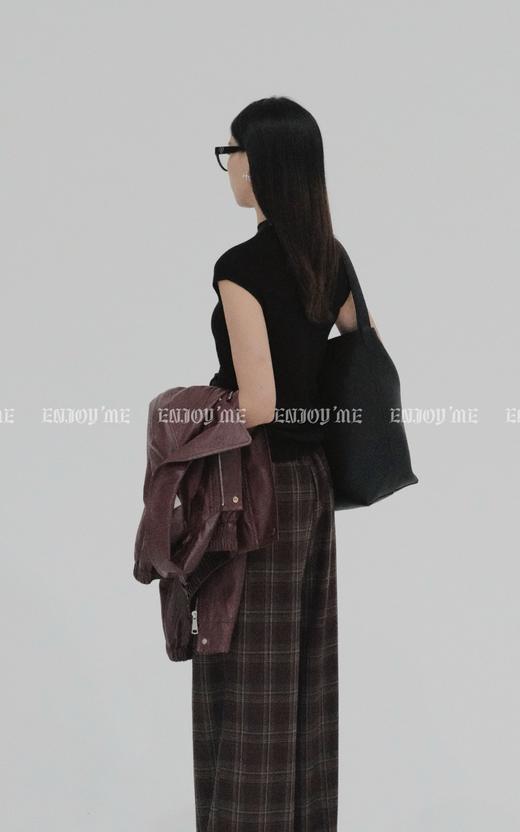 【门店同款】ENJOY秋季less is more半高领纯色针织衫 158892900 商品图5