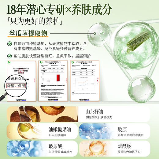 【2瓶34.9元】千纤草丝瓜舒缓保湿霜50g 商品图5