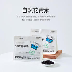 几分之几北欧越橘野生蓝莓干80g