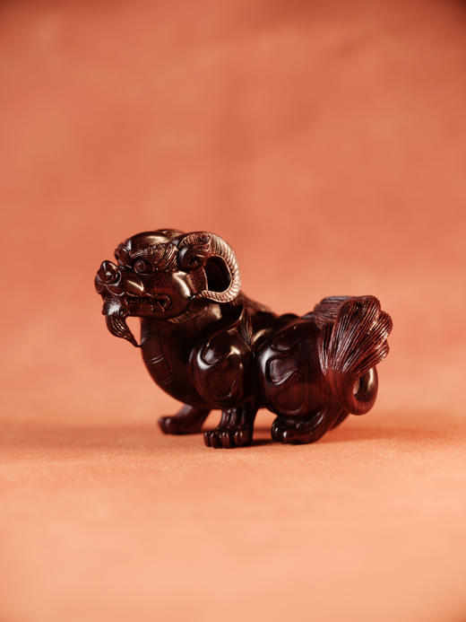 印度小叶紫檀麒麟摆件【器悟雅玩】 商品图3