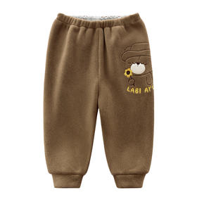 拉比-童衣类（冬）H4艺术拉比长裤米白(PH)