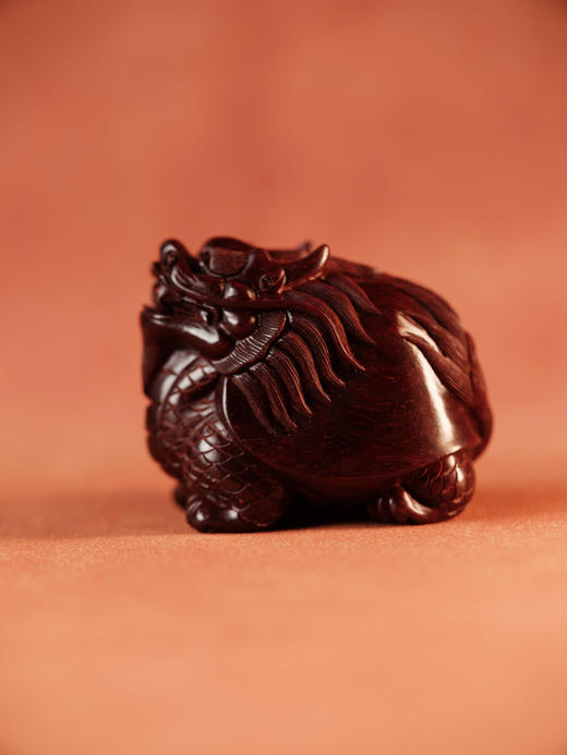 印度小叶紫檀龙龟摆件【器悟雅玩】 商品图0