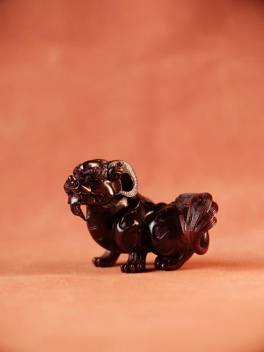 印度小叶紫檀麒麟摆件【器悟雅玩】 商品图1