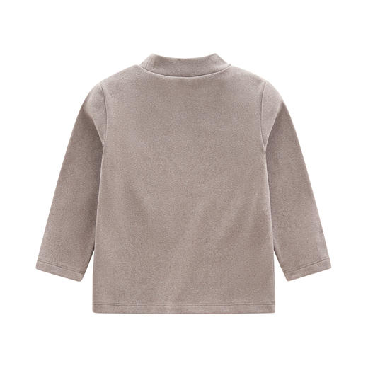 拉比-童衣类（秋）H4悦动半高领上衣米白（PH) 商品图1