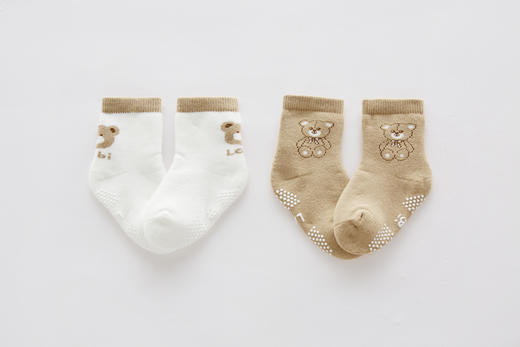 拉比-鞋袜类（冬）H4抑菌熊头毛圈短袜(PH) 商品图4