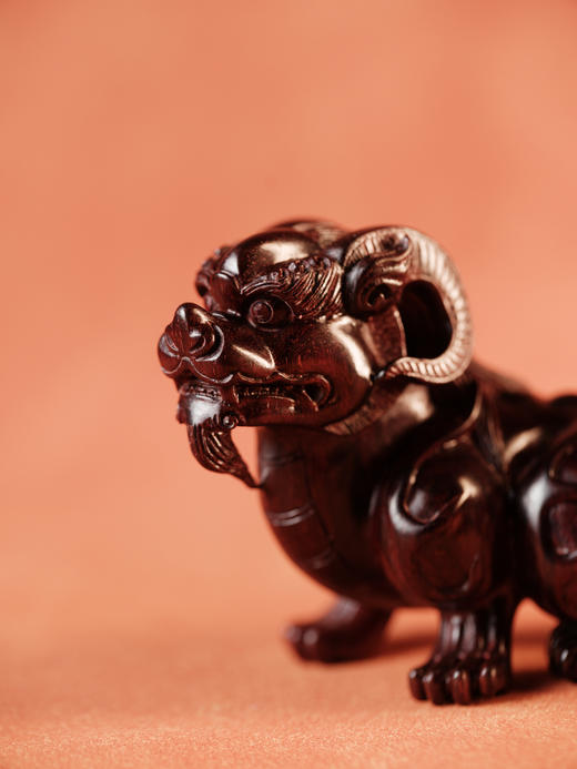印度小叶紫檀麒麟摆件【器悟雅玩】 商品图2