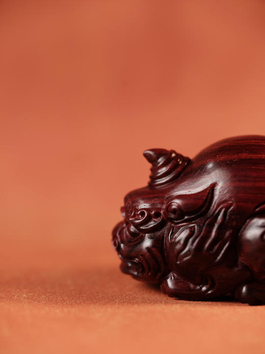 印度小叶紫檀谛听摆件【器悟雅玩】 商品图2