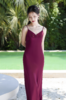 逸红颜明月优选 #流光溢彩玫红色醋酸吊带裙「兰蔻」,明媚温柔 商品缩略图1