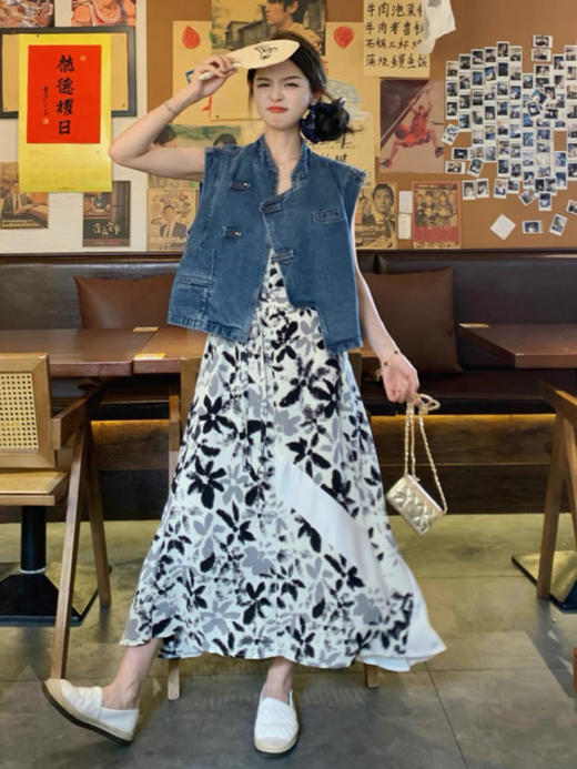 牛仔马甲 商品图3