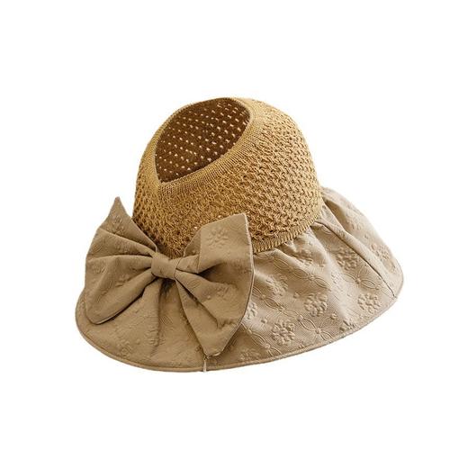 新款遮阳帽女夏季彩胶防紫外线可收纳空顶帽子网红渔夫帽透气洋气 商品图4