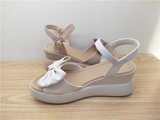 2023豪行夏季新款23230196真皮时尚休闲中跟女鞋凉鞋皮鞋 商品图4