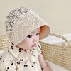 夏季婴儿蕾丝遮阳帽春秋薄款帽子女宝宝公主帽镂空儿童太阳帽夏天 商品缩略图3