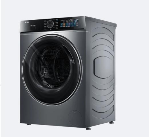 海尔 洗衣机 G10090BD12S 10kg 滚筒 直驱变频 1级能效 最高转速1200 晶彩屏显示 金属箱体 商品图2