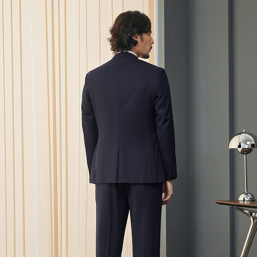 【婚礼季/毛料套西】柒牌西服套装男士2025秋季新款商务正装结婚伴郎礼服 127C71090 商品图2